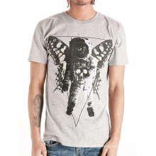 T-shirt gris hommes Hotsale gris personnalisé de coton de mode Sprint